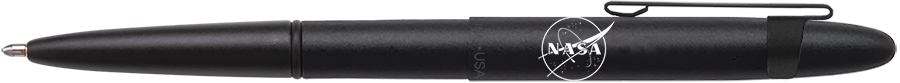 Кулькова ручка Fisher Space Pen Bullet NASA матова чорна з кліпсою 