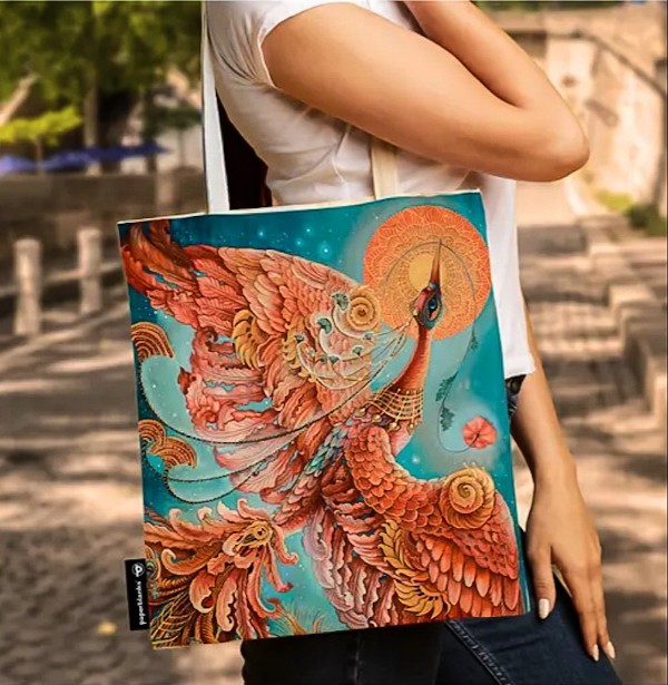 Сумка-шоппер Paperblanks Птахи Щастя Жар-птиця