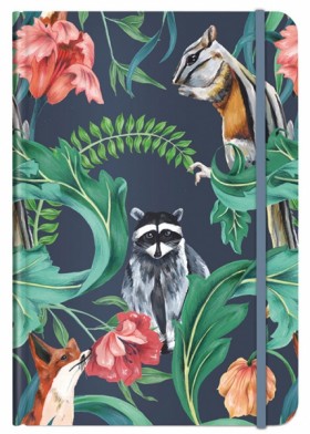 Блокнот Cedon Єнот середній 14,4 х 21 см в крапку 