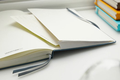 Блокнот Leuchtturm1917 Rising Colours середній 14,5 х 21 см в лінію Aquamarine