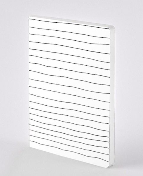 Блокнот Nuuna Graphic Light Lines By Myriam Beltz 16,5 х 22 см в крапку