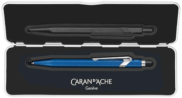 Ручка Caran d'Ache 849 Colormat-X синя + бокс