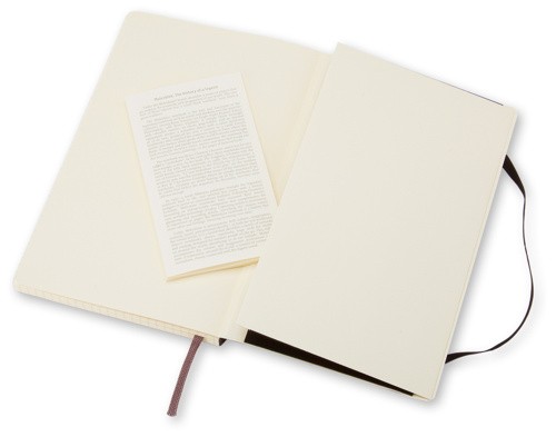 Блокнот Moleskine Classic середній 13 x 21 см в лінію чорний м'який