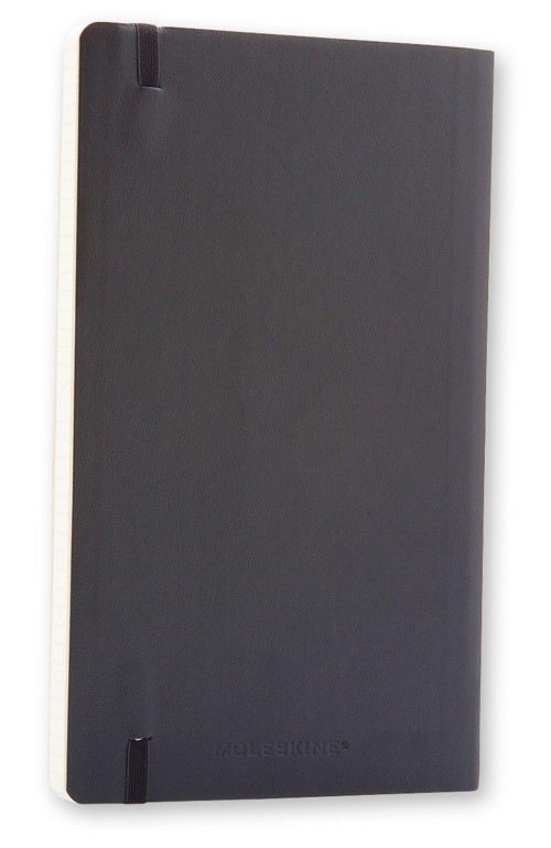 Блокнот Moleskine Classic середній 13 x 21 см в лінію чорний м'який