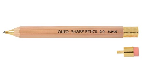Механічний олівець Ohto Sharp Pencil натуральний 2,0 мм 