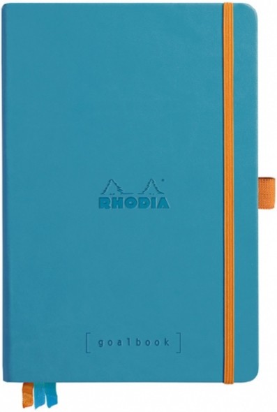 Блокнот Rhodia Goalbook A5 15,5 х 21,5 см бірюзовий в крапку 