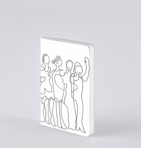 Блокнот Nuuna Graphic Friends By Myriam Beltz 10,8 х 15 см в крапку