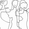Блокнот Nuuna Graphic Friends By Myriam Beltz 10,8 х 15 см в крапку
