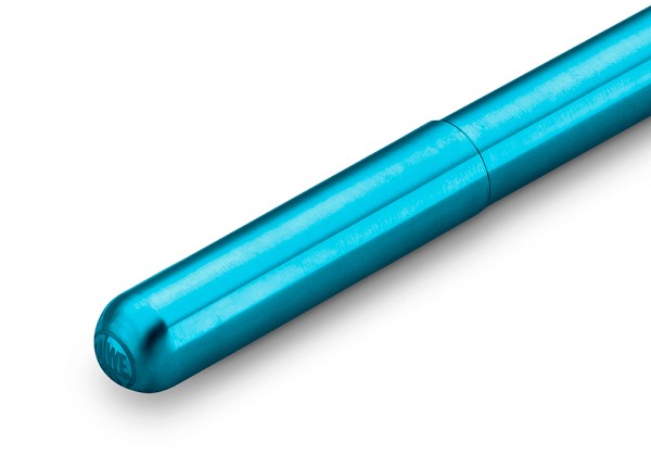 Чорнильна ручка Kaweco Liliput Blue блакитна алюміній перо F (тонке)