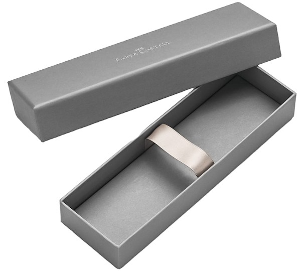 Ролерна ручка Faber-Castell Ambition Rhombus Black глянцева чорна