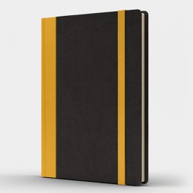 Блокнот Like U PRO в лінію Чорний з жовтим