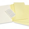Набір зошитів Moleskine Cahier великий 19 х 25 см нелінований ніжний жовтий 