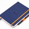 Блокнот Rhodia Goalbook А5 14,8 х 21 см темно-синій в крапку м'який