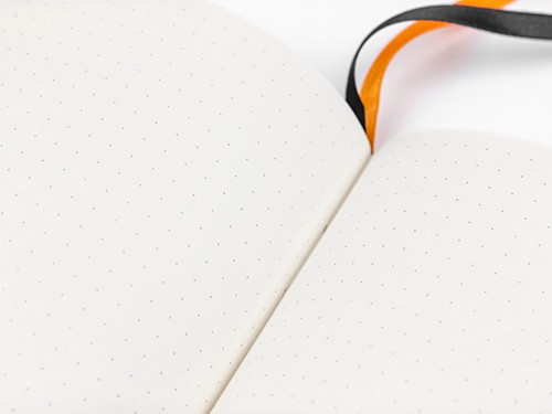 Блокнот Rhodia Goalbook А5 14,8 х 21 см темно-синій в крапку м'який