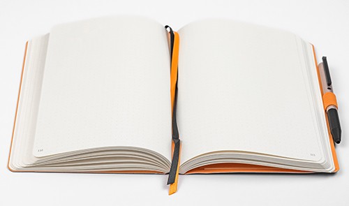 Блокнот Rhodia Goalbook А5 14,8 х 21 см темно-синій в крапку м'який