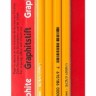 Набір олівців Caran d'Ache Graphite HB з гумками 4 штуки