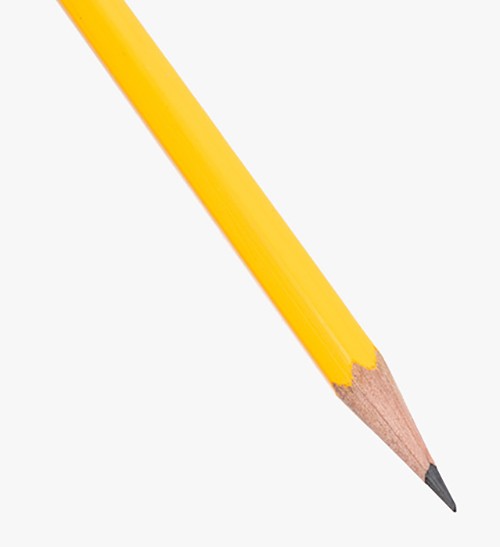 Набір олівців Caran d'Ache Graphite HB з гумками 4 штуки