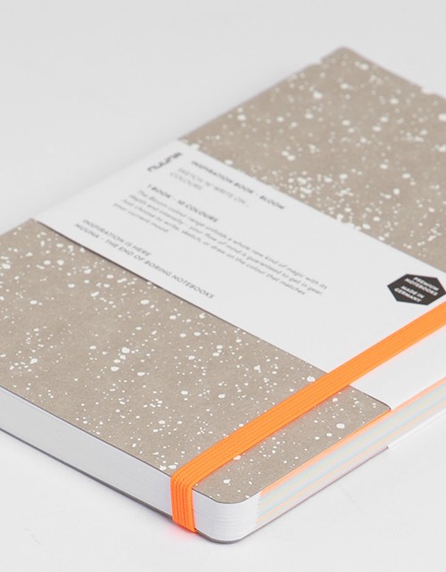 Блокнот з кольоровими сторінками Nuuna Inspiration Bloom 13,5 х 20 см нелінований