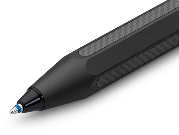 Кулькова ручка Kaweco AC Sport Black чорна алюміній та карбон
