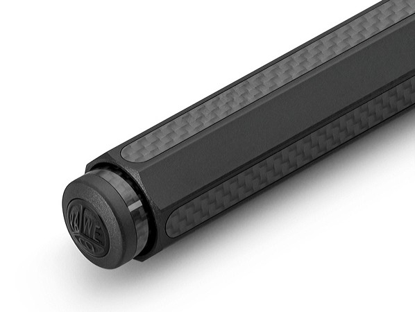 Кулькова ручка Kaweco AC Sport Black чорна алюміній та карбон