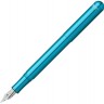 Чорнильна ручка Kaweco Liliput Blue блакитна алюміній перо EF (дуже тонке)