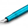 Чорнильна ручка Kaweco Liliput Blue блакитна алюміній перо EF (дуже тонке)