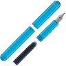 Чорнильна ручка Kaweco Liliput Blue блакитна алюміній перо EF (дуже тонке)