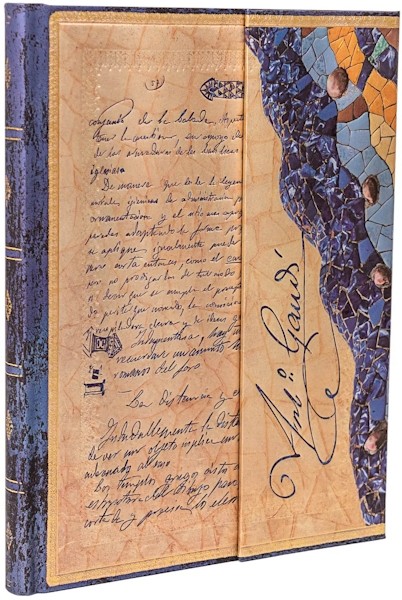 Блокнот Paperblanks Антоніо Гауді Манускрипти великий 18 х 23 см в лінію