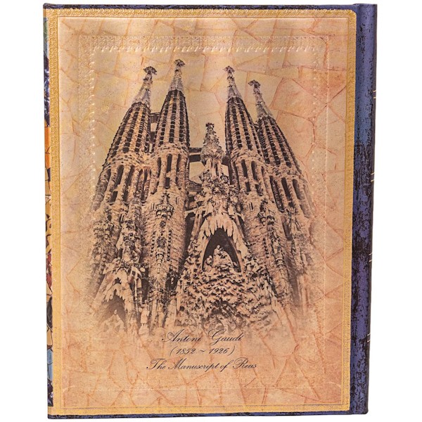 Блокнот Paperblanks Антоніо Гауді Манускрипти великий 18 х 23 см в лінію