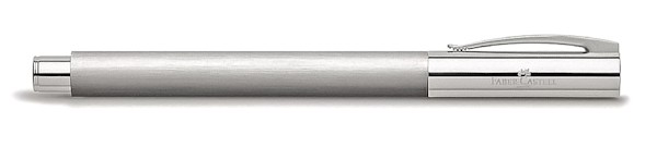 Ролерна ручка Faber-Castell Ambition Stainless Steel матова срібляста