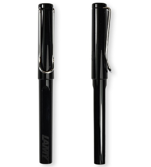 Ролерна ручка Lamy Safari сяюча чорна 1,0 мм 