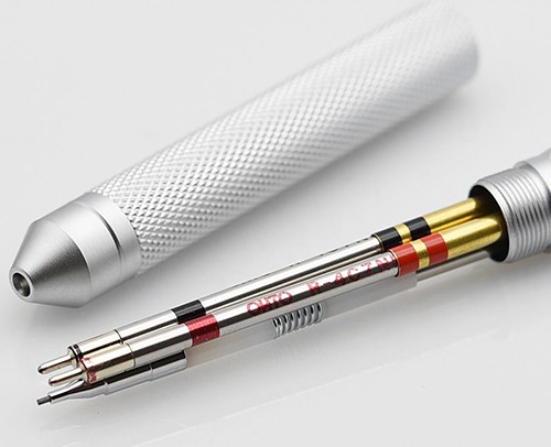 Мультифункціональна ручка Ohto Multi Function 2+1 темно-сіра