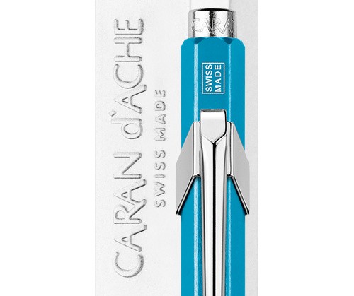 Ручка Caran d'Ache 849 Metal-X блакитна