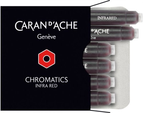 Набір чорнильних картриджів Caran d'Ache Chromatics червоний 6 штук