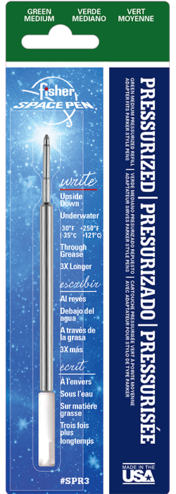 Стрижень кульковий Fisher Space Pen зелений середній 