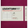 Блокнот Leuchtturm1917 Soft м'який середній 14,5 х 21 см в лінію винний