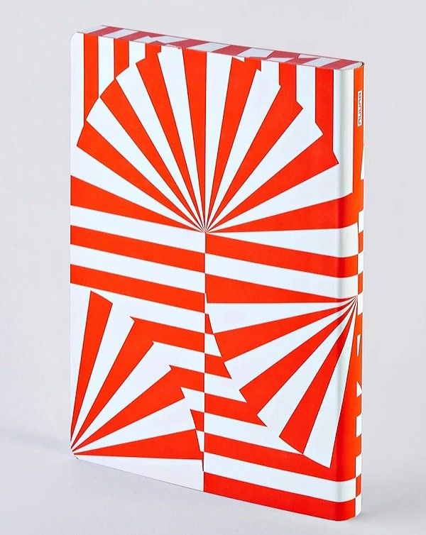 Блокнот Nuuna Graphic Fancy Fans 16,5 х 22 см в крапку