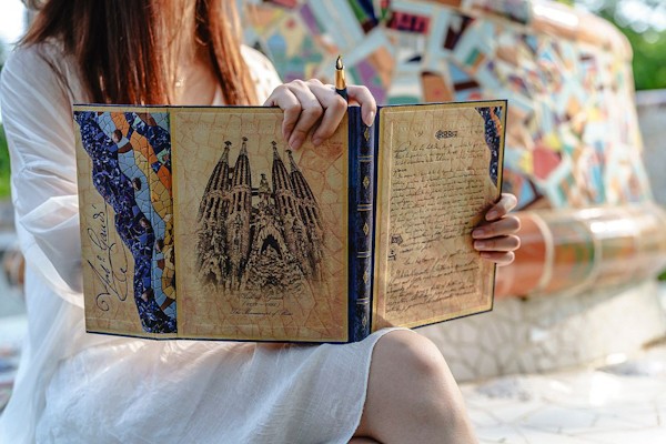 Блокнот Paperblanks Антоніо Гауді Манускрипти великий 18 х 23 см нелінований