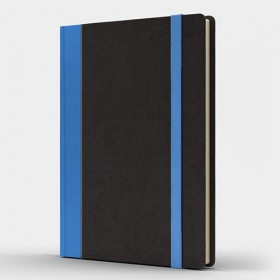 Блокнот Like U PRO в лінію Чорний з блакитним