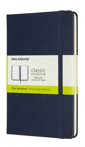 Блокнот Moleskine Classic medium 11,5 x 18 см нелінований сапфір