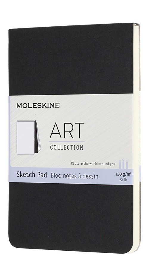 Скетчбук Moleskine Art Pad кишеньковий 9 х 14 см нелінований чорний 