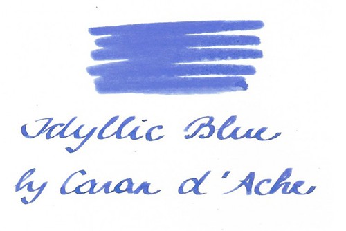 Набір чорнильних картриджів Caran d'Ache Chromatics синій 6 штук