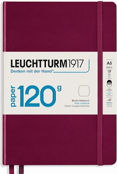 Блокнот Leuchtturm1917 Edition 120 середній 14,5 х 21 см нелінований винний