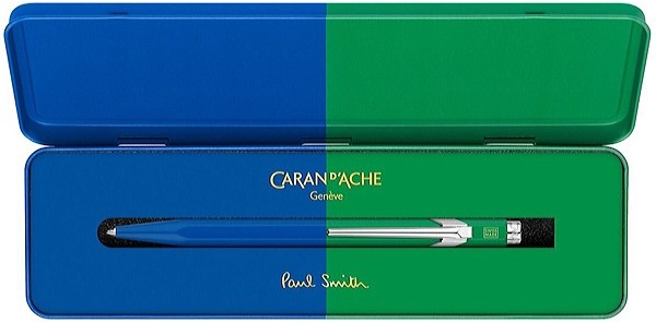 Ручка Caran d'Ache 849 Paul Smith Cobalt Blue & Emerald Green + бокс