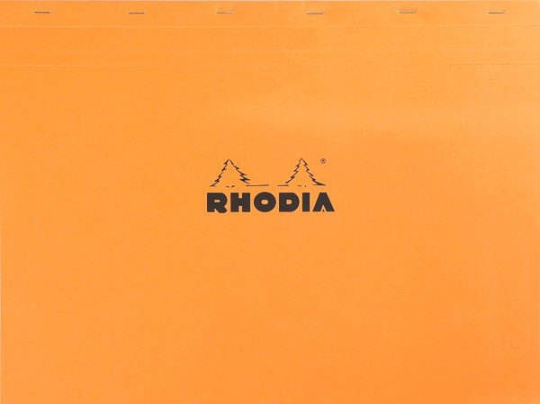 Блокнот Rhodia Pad 38 A3+ в клітинку помаранчевий