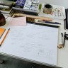 Блокнот Rhodia Pad 38 A3+ в клітинку помаранчевий