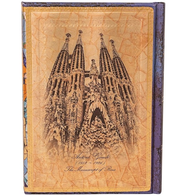 Блокнот Paperblanks Антоніо Гауді Манускрипти середній 12,5 х 18 см в лінію