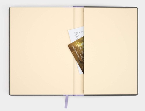 Блокнот Like U PRO в лінію Сірий з фіолетовим