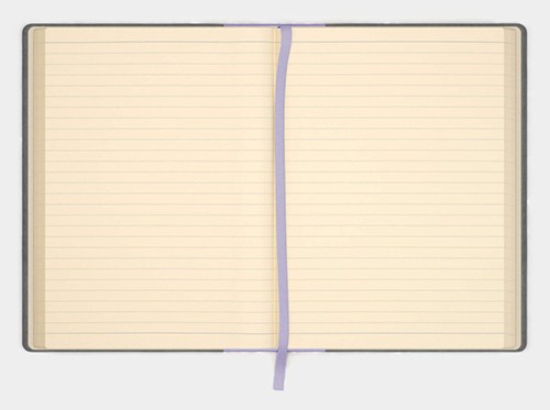 Блокнот Like U PRO в лінію Сірий з фіолетовим