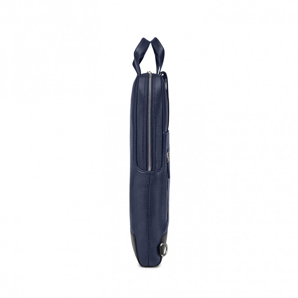 Сумка Moleskine Classic Device 15" сапфір вертикальна шкіряна